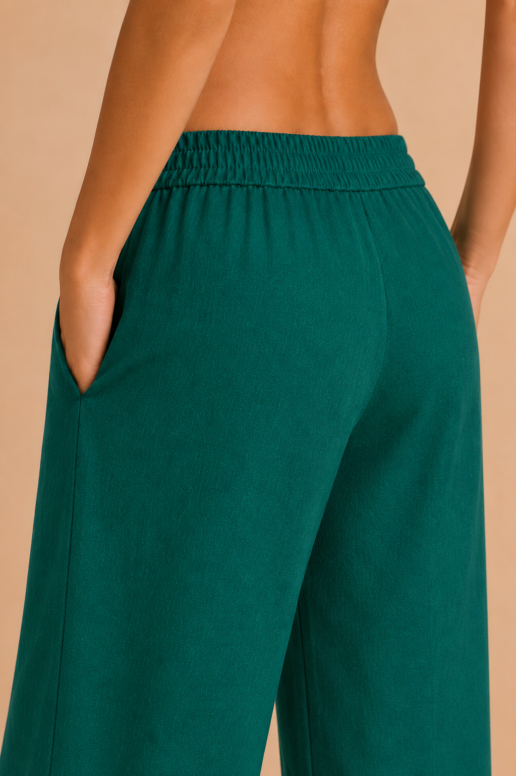 KANSO Straight-Fit Palazzo Pants