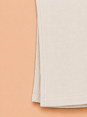 KANSO Short Kurta | Supercombed Cotton & European Flax Linen