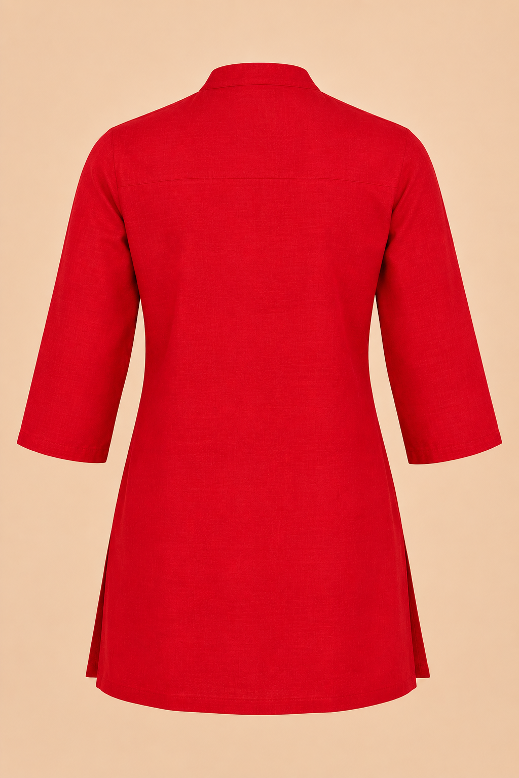 KANSO Short Kurta | Supercombed Cotton & European Flax Linen