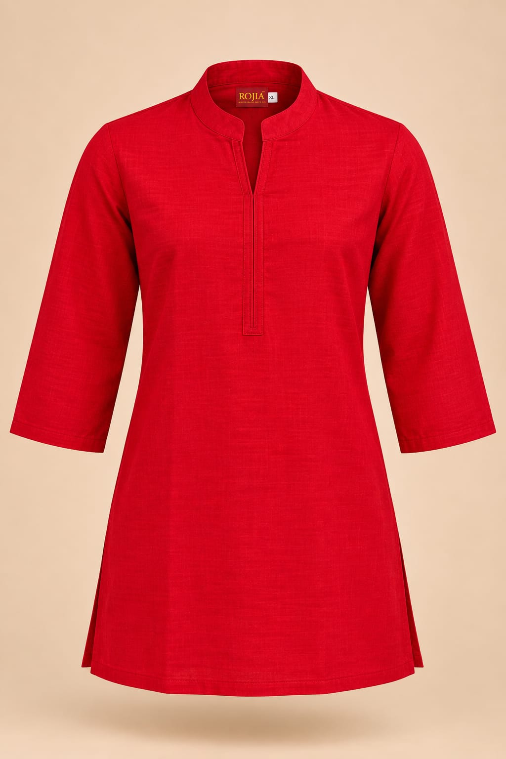 KANSO Short Kurta | Supercombed Cotton & European Flax Linen