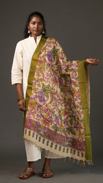 KALAMKARI | Collector's edition Meadow Blossom Shawl-Handcrafted