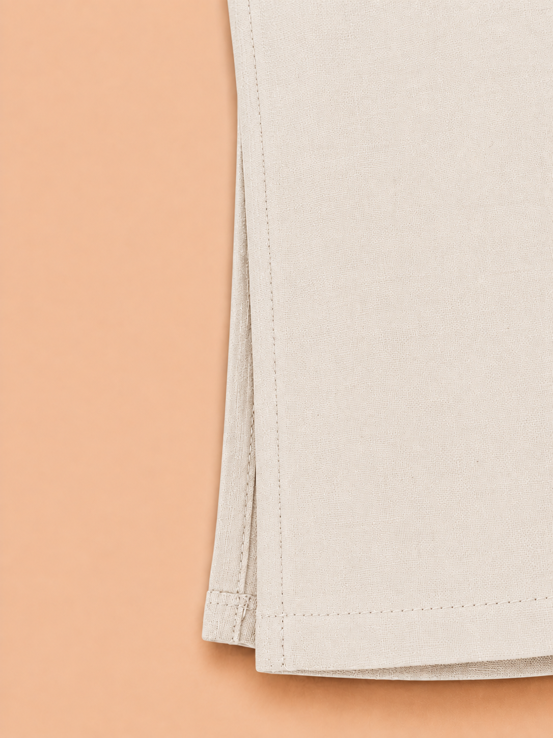 KANSO Short Kurta | Supercombed Cotton & European Flax Linen