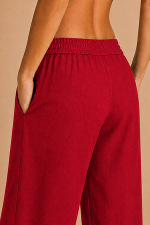 KANSO Straight-Fit Palazzo Pants